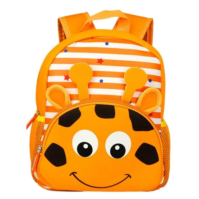 2020 New 3D Animal Children Backpacks Brand Design Girl Boys Backpack