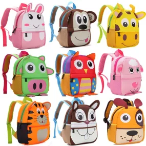 2020 New 3D Animal Children Backpacks Brand Design Girl Boys Backpack