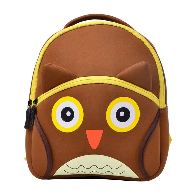 2020 New 3D Animal Children Backpacks Brand Design Girl Boys Backpack