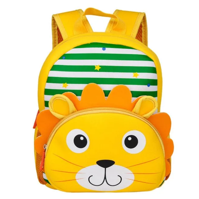 2020 New 3D Animal Children Backpacks Brand Design Girl Boys Backpack