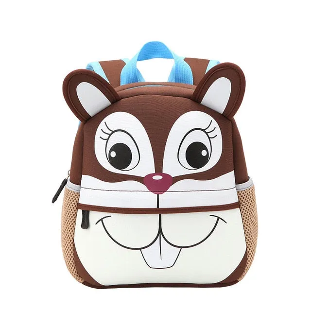 2020 New 3D Animal Children Backpacks Brand Design Girl Boys Backpack