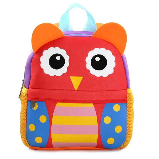 2020 New 3D Animal Children Backpacks Brand Design Girl Boys Backpack