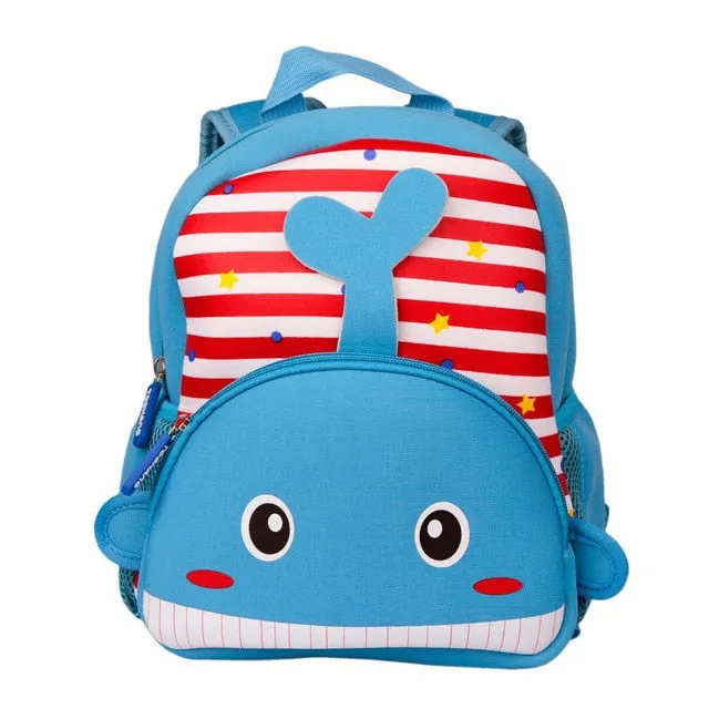 2020 New 3D Animal Children Backpacks Brand Design Girl Boys Backpack