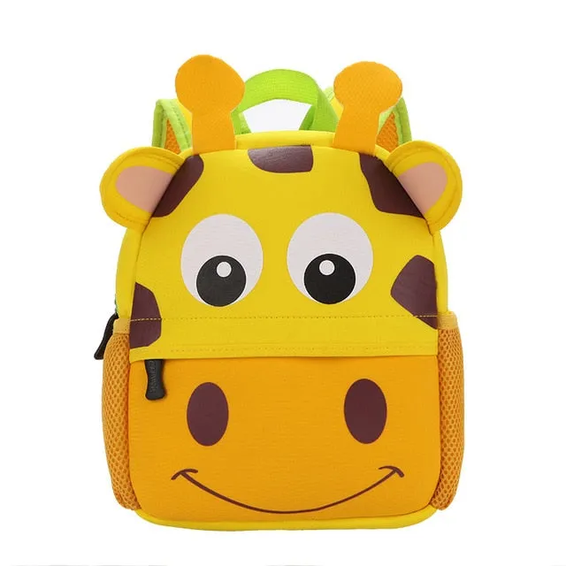 2020 New 3D Animal Children Backpacks Brand Design Girl Boys Backpack
