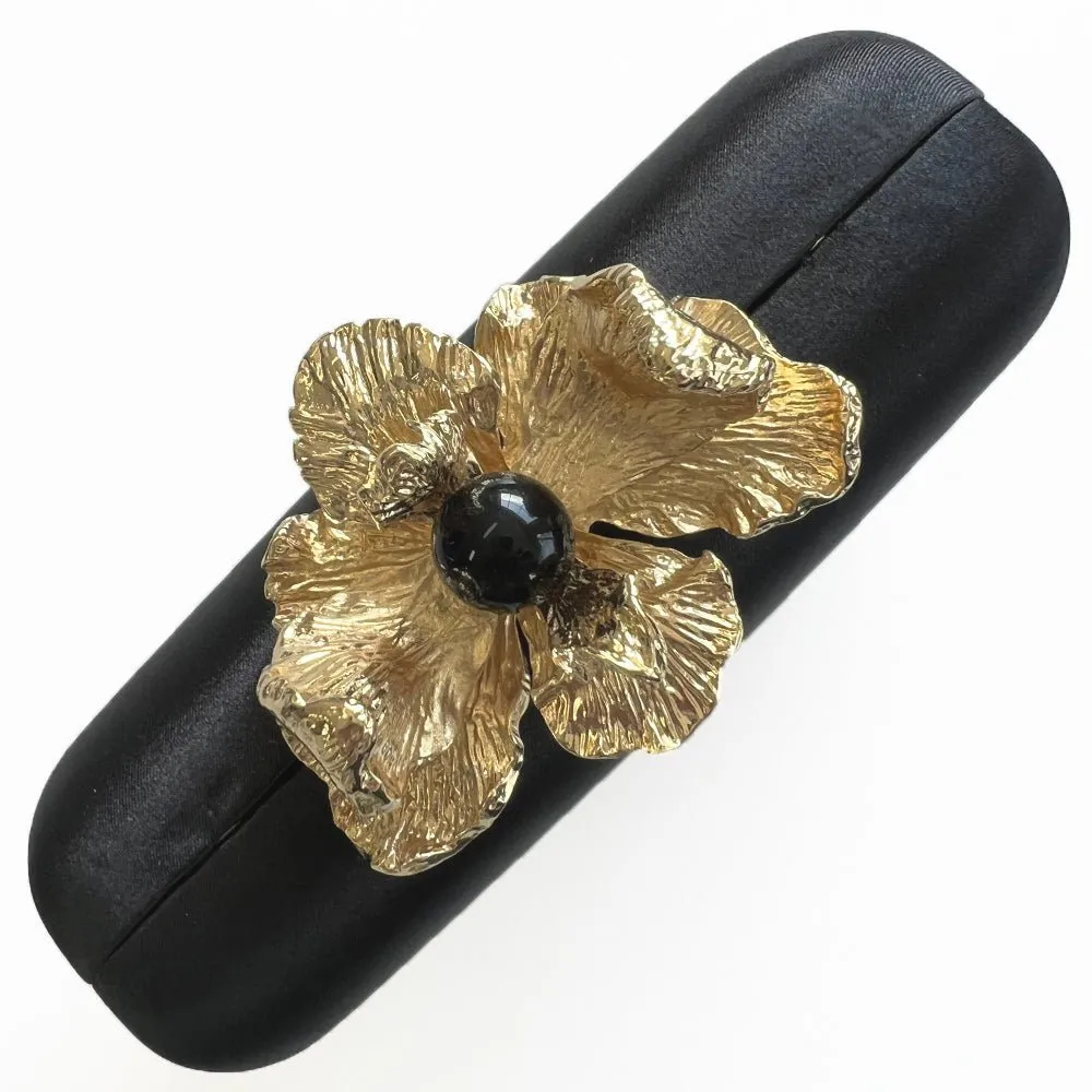 ADELE Orchid Lock Clutch