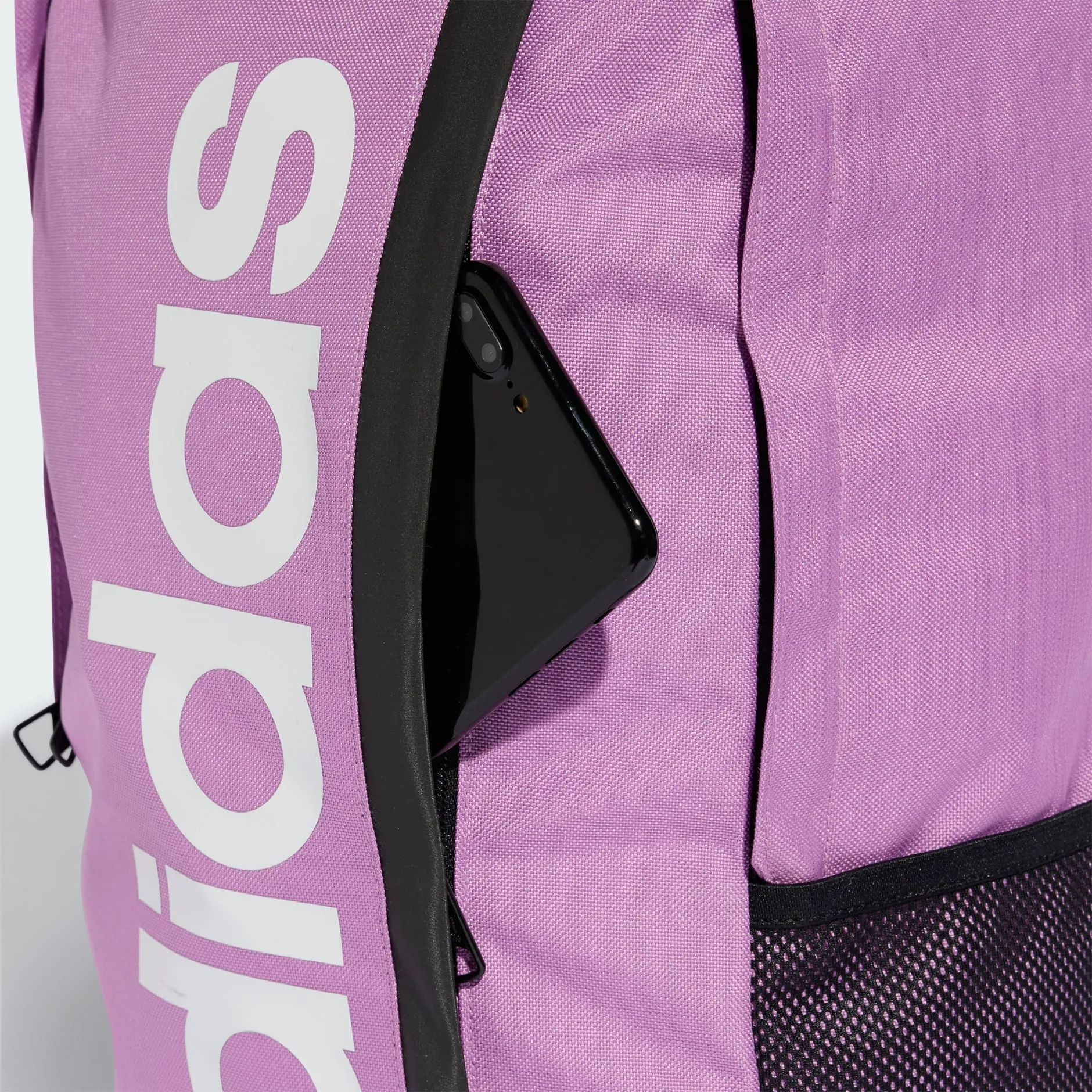 ADIDAS LINEAR PURPLE/WHITE BACKPACK