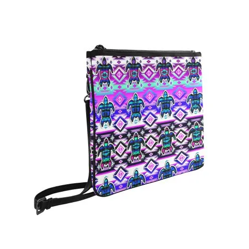 Adobe Dance Turtle Slim Clutch Bag