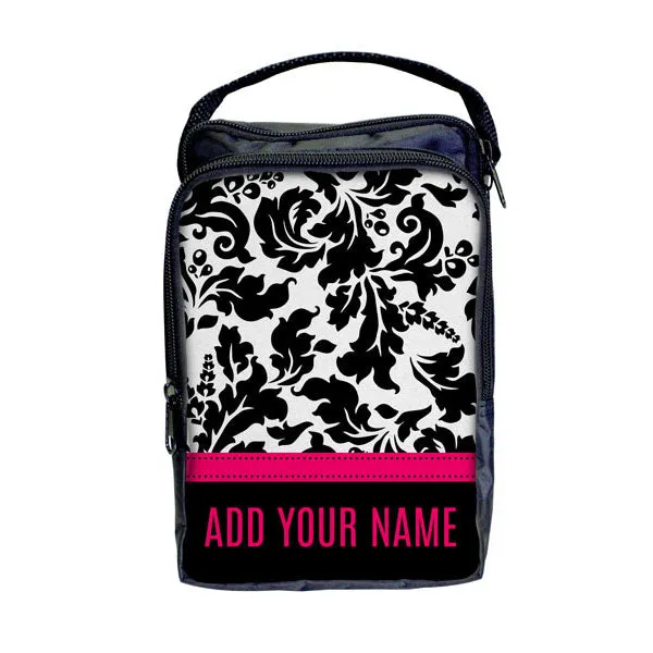 Bartender Tote Bag - ADD YOUR NAME Damask Design