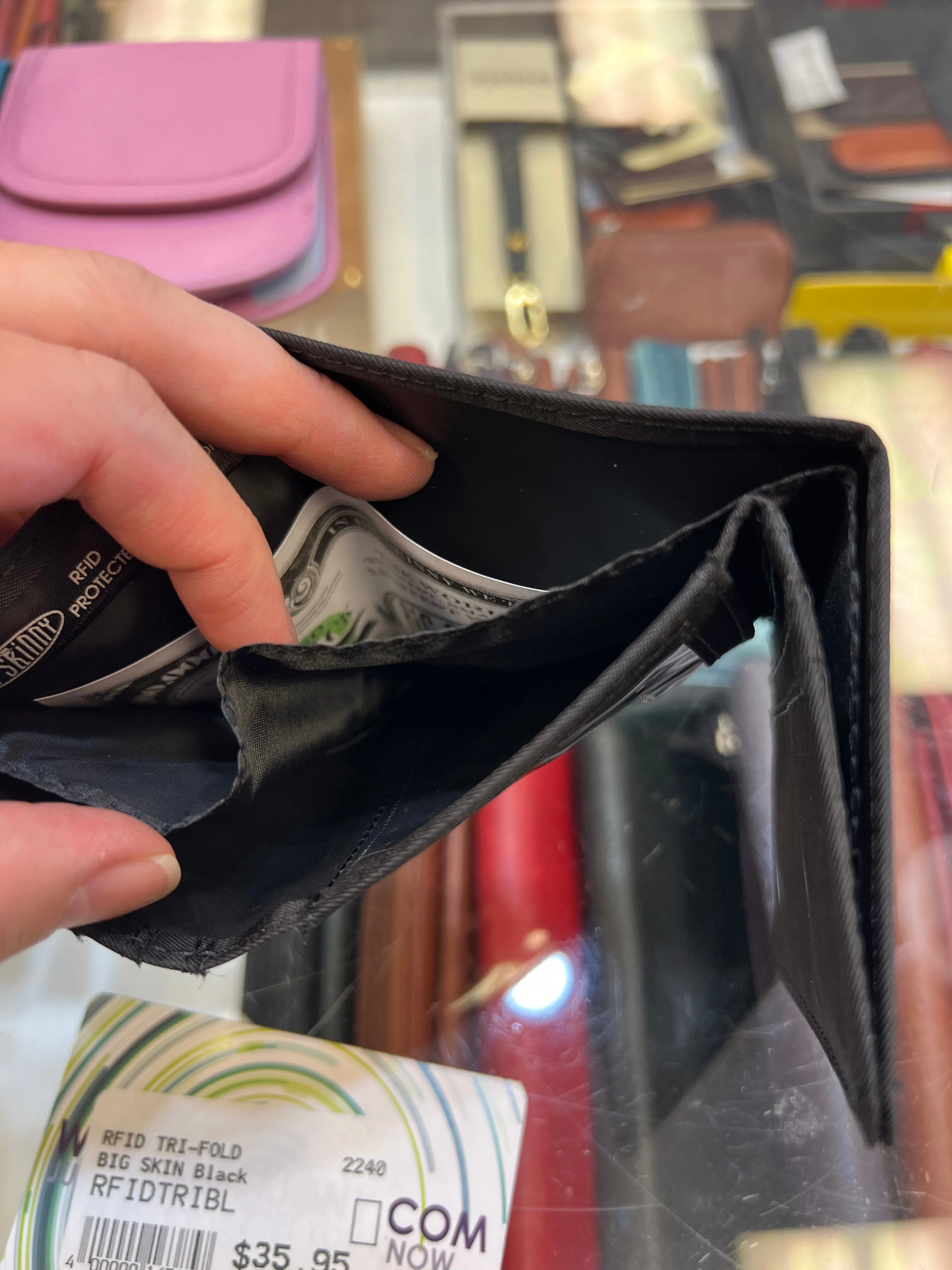 Big Skinny RFID Trifold Wallet