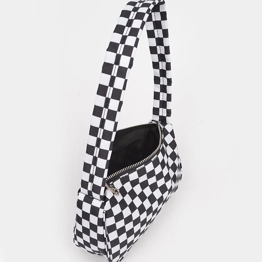 Black & White Checker Purse