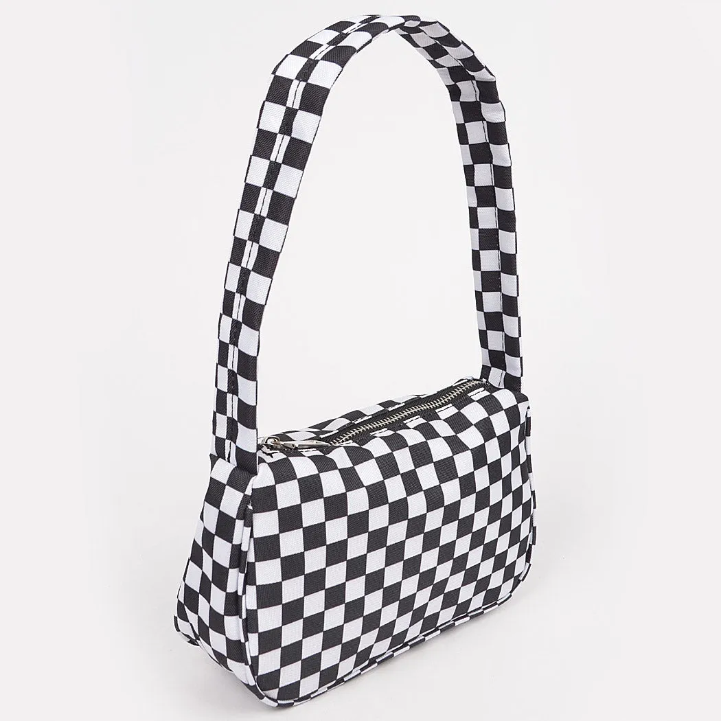Black & White Checker Purse