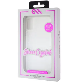 Case-Mate Sheer Crystal Series Case for Apple iPhone Xs/X - Crystal Clear