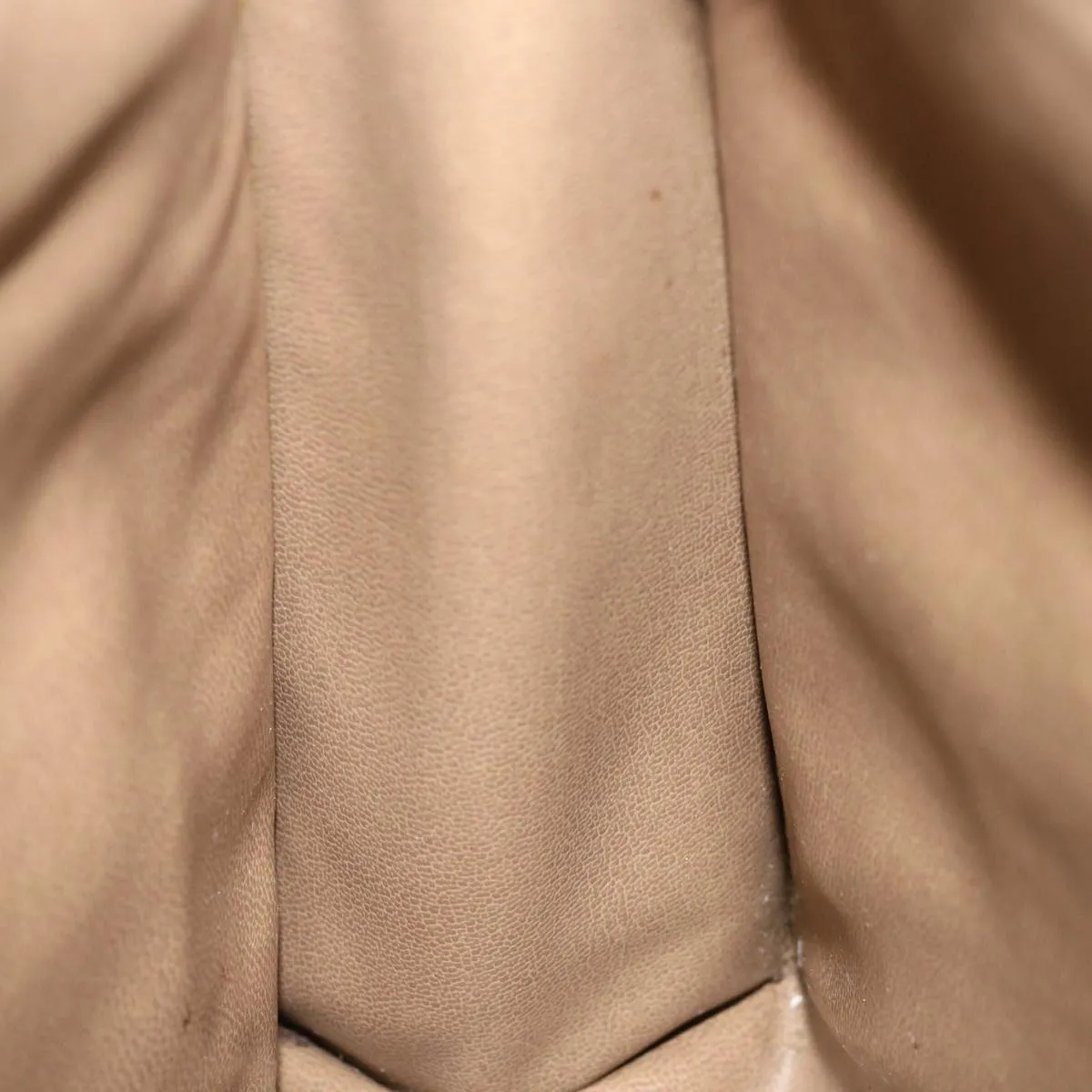 CELINE Macadam Canvas Clutch Bag Beige Auth bs13249