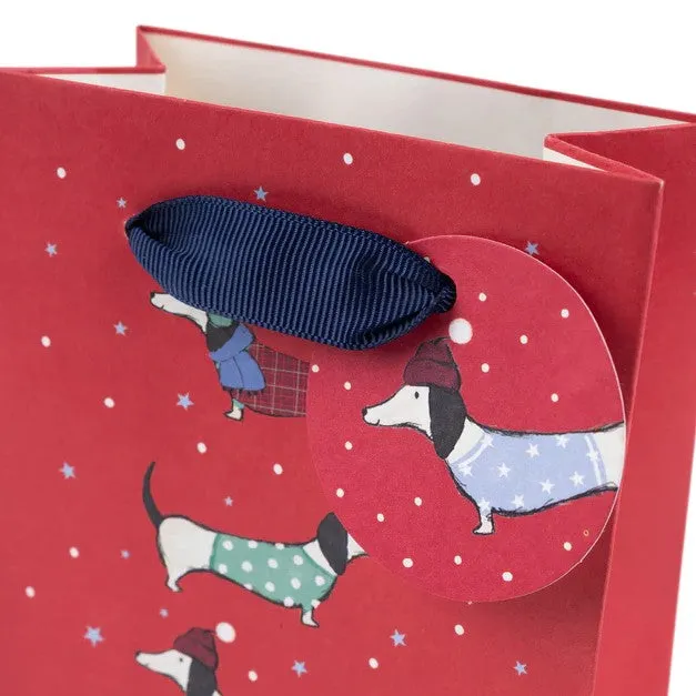Christmas Gift Bag Small Frank The Sausage Dog