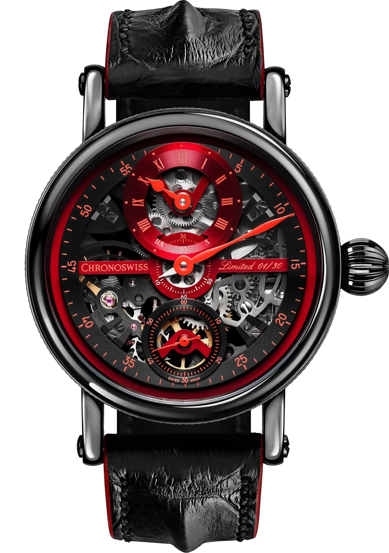 CHRN Watch Flying Grand RegulatORS Skeleton