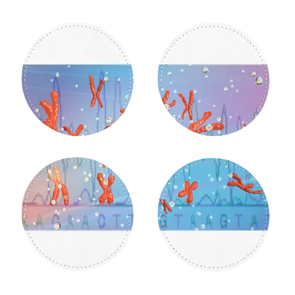 Chromosomes Sublimation Coasters Pack of Four
