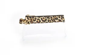 Classic Leopard CLEAR IT BAG • Pouch  - Signature Trim