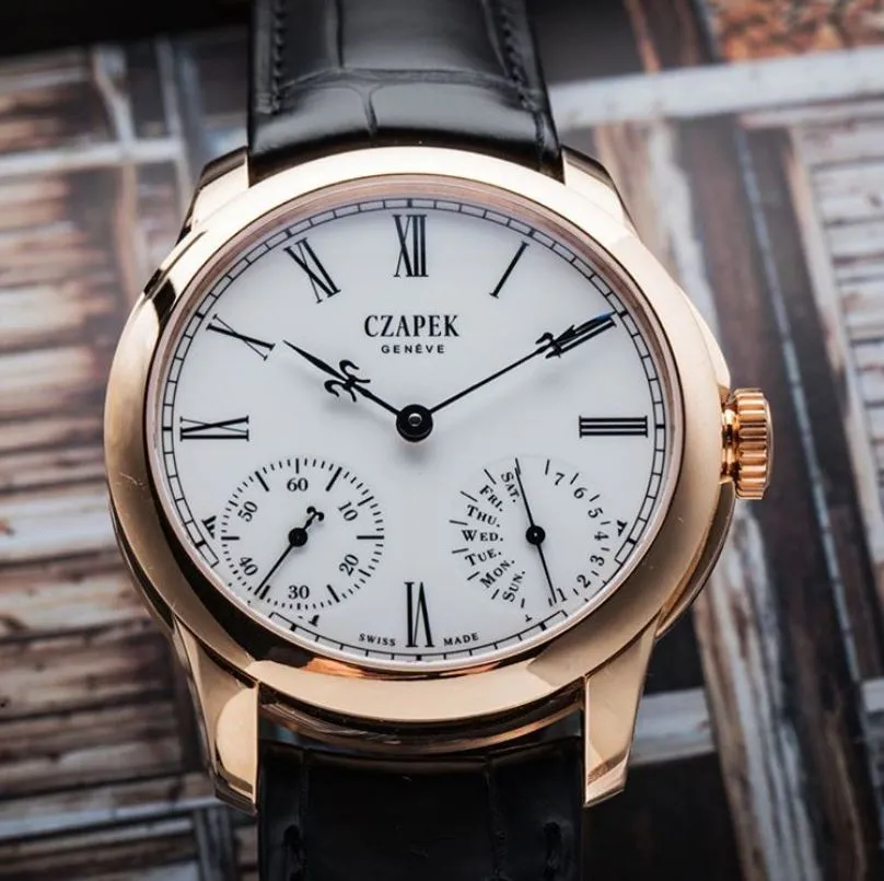 CZP Watch Quai des Bergues Guilloche Ricochet Gold No.33bis Limited Edition