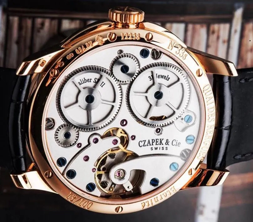 CZP Watch Quai des Bergues Guilloche Ricochet Gold No.33bis Limited Edition