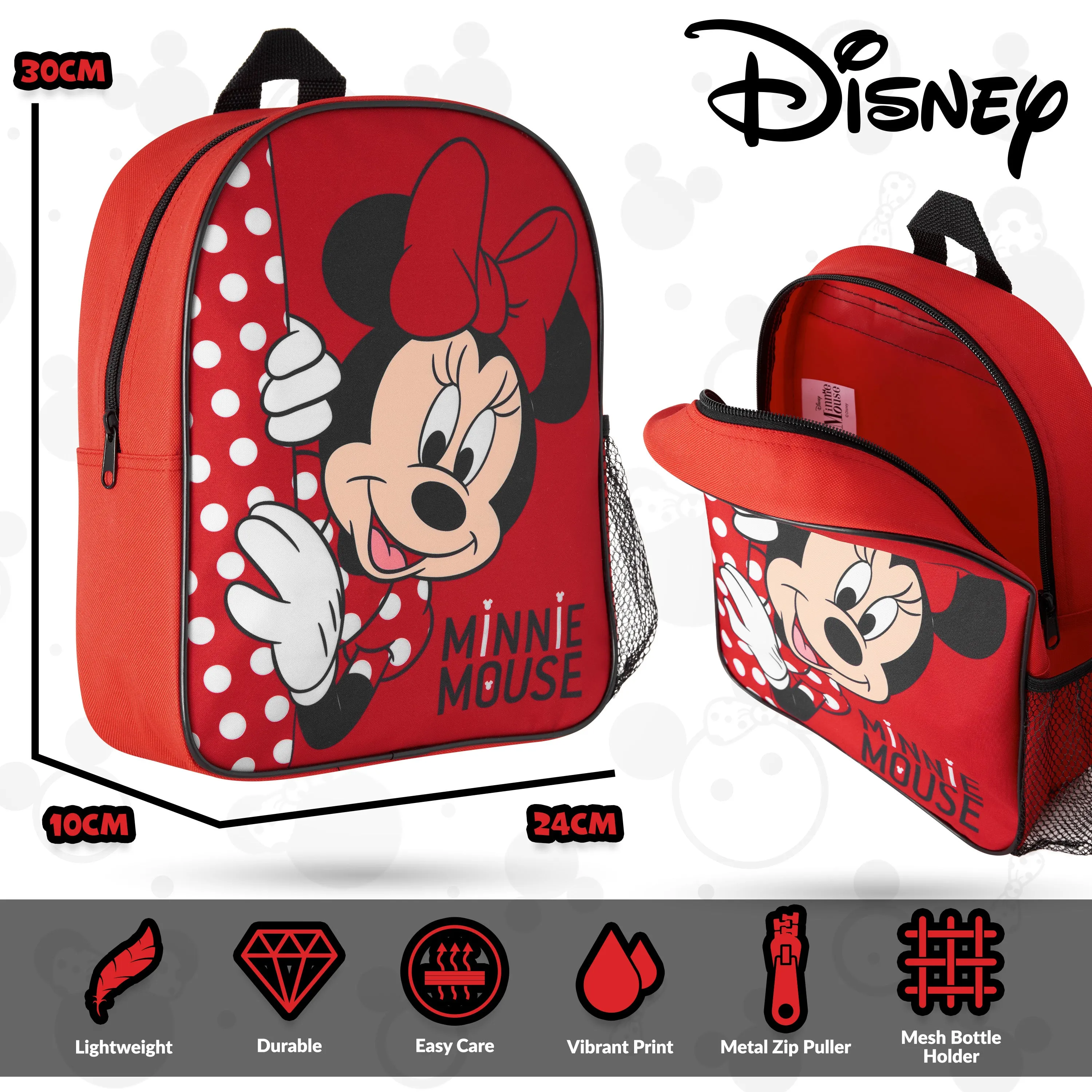 Disney Backpack for Girl - Minnie Mouse Backpack