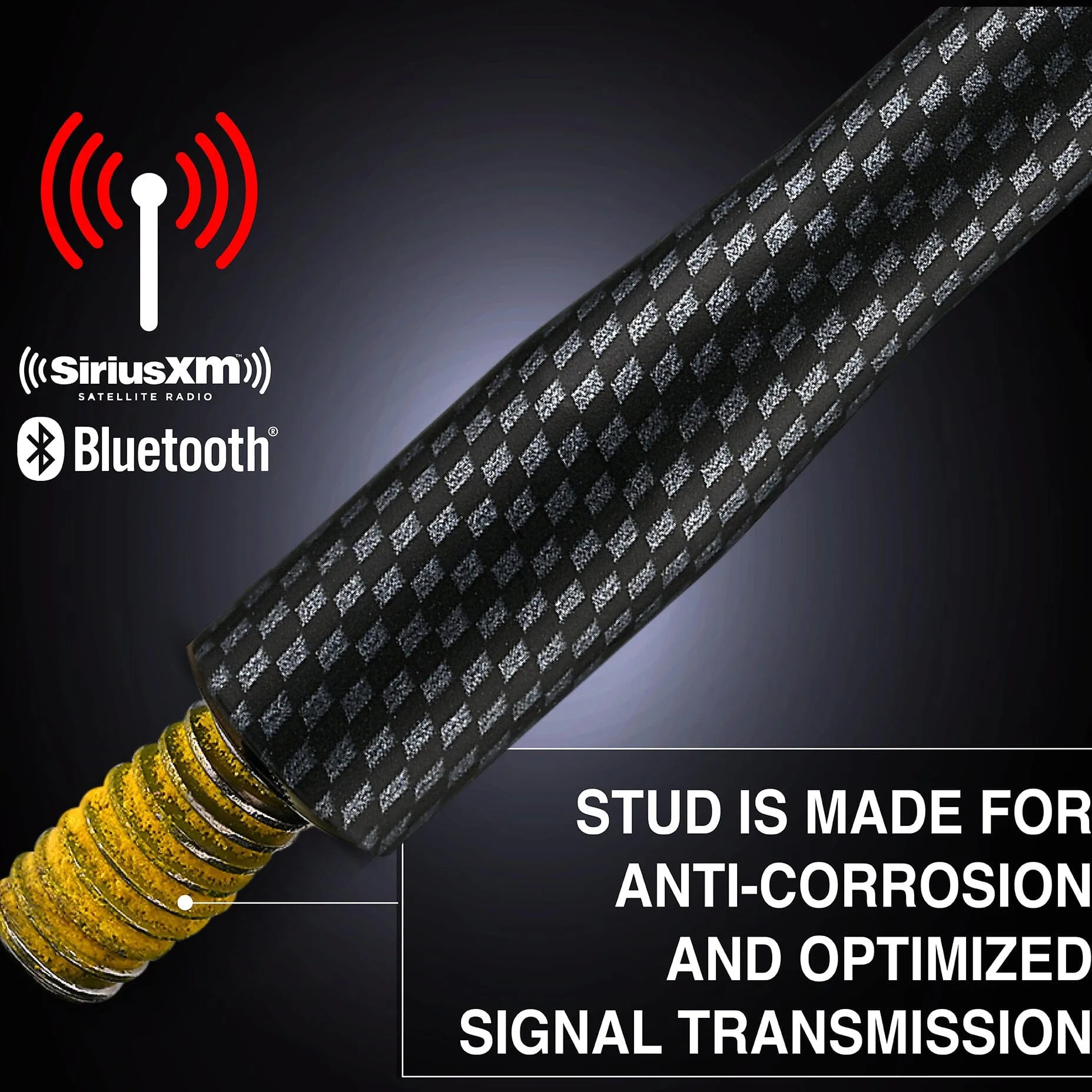 EcoAuto Antenna fits Ford F150 F250 F350 Super Duty, Bronco, Raptor & Dodge RAM Truck Short Antenna