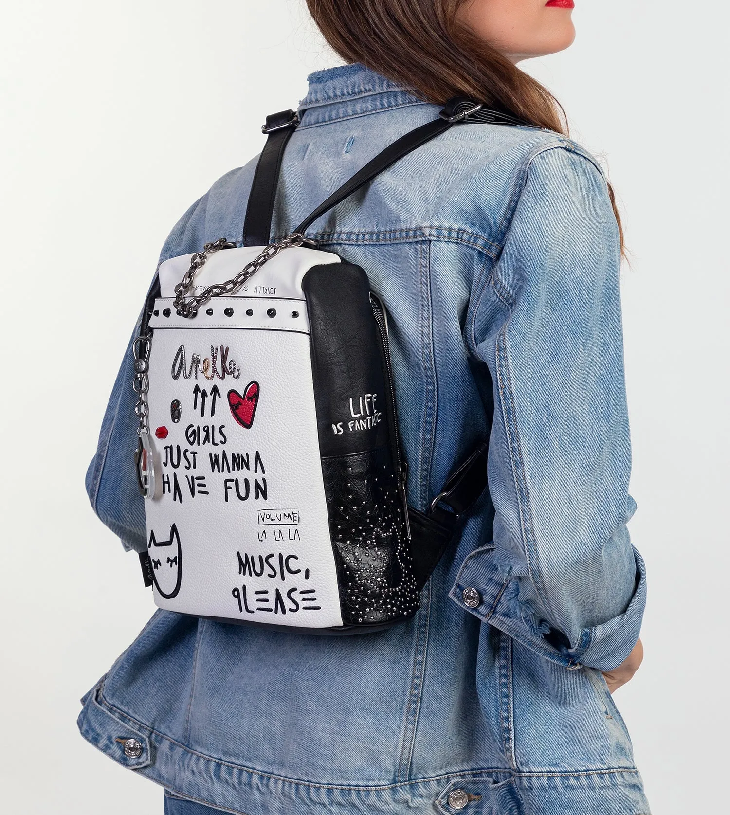 Energy backpack white