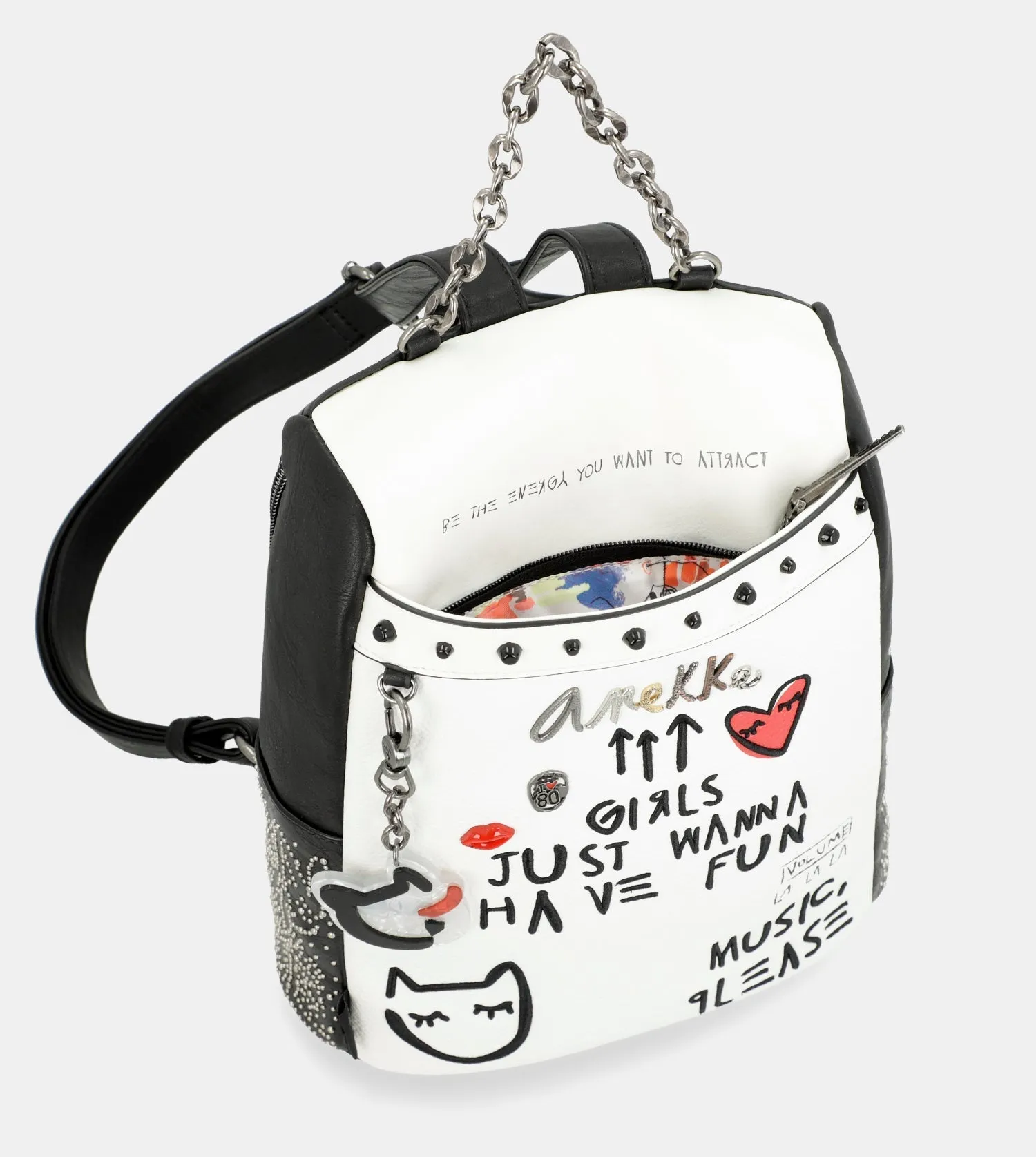 Energy backpack white