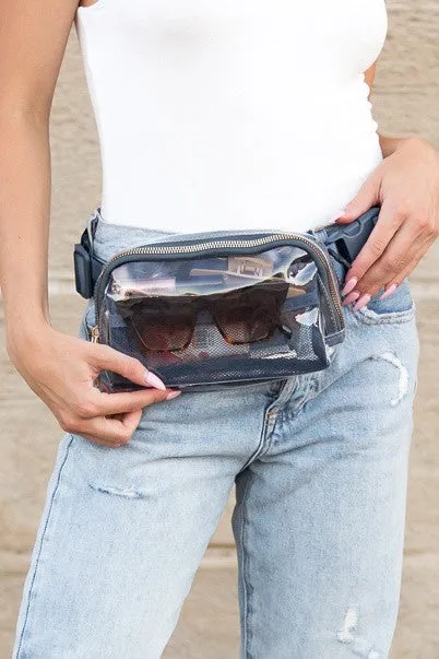 Explore More Collection - Juni Clear Stadium Belt Bag