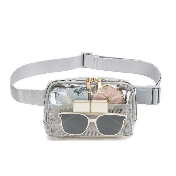 Explore More Collection - Juni Clear Stadium Belt Bag