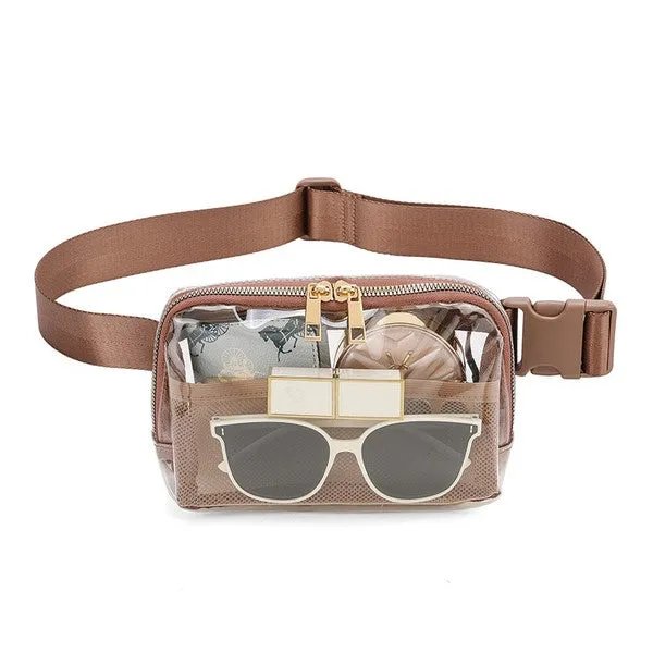 Explore More Collection - Juni Clear Stadium Belt Bag