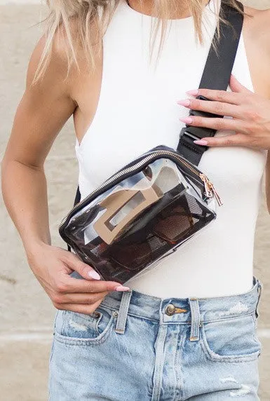 Explore More Collection - Juni Clear Stadium Belt Bag