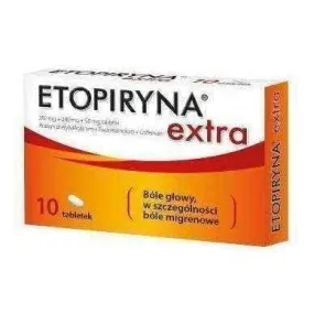 Extra Etopiryna x 10 tab., anti inflammatory, analgesic, antipyretic