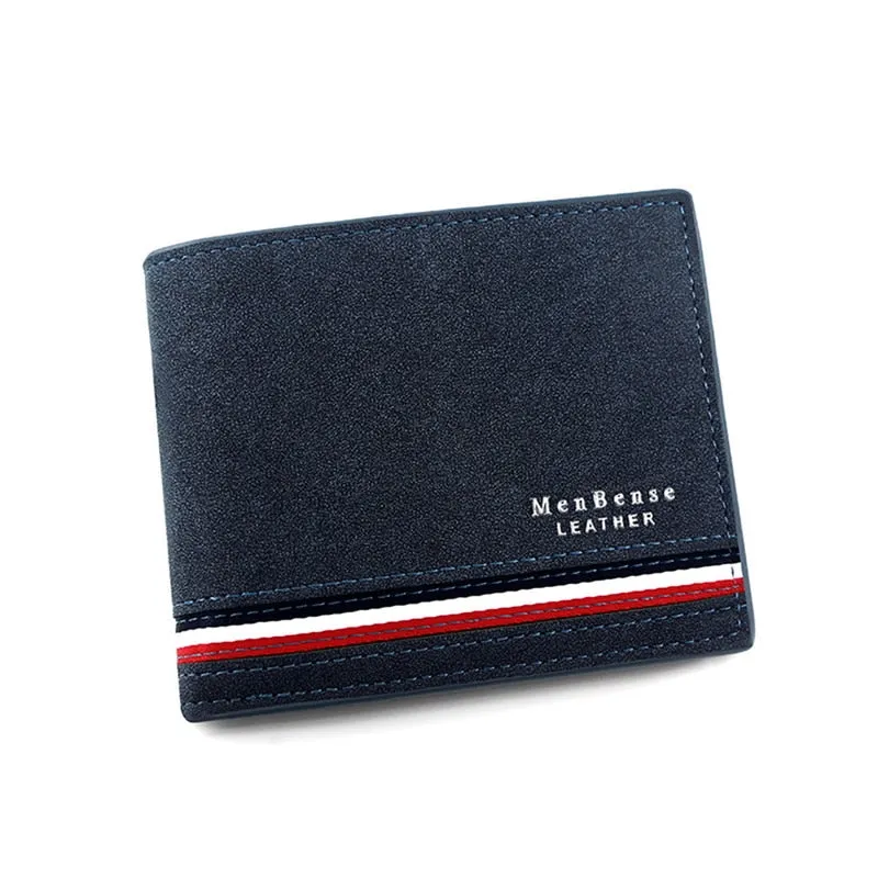 Fashion Leather Wallet Men Luxury Slim Coin Purse Business Foldable Wallet Man Card Holder Pocket Clutch Male Handbags Tote Bag