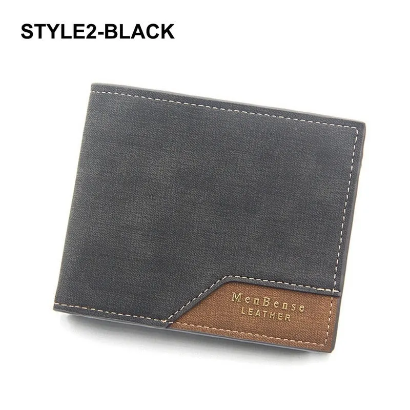 Fashion Leather Wallet Men Luxury Slim Coin Purse Business Foldable Wallet Man Card Holder Pocket Clutch Male Handbags Tote Bag