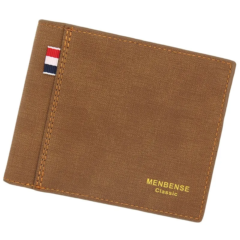 Fashion Leather Wallet Men Luxury Slim Coin Purse Business Foldable Wallet Man Card Holder Pocket Clutch Male Handbags Tote Bag