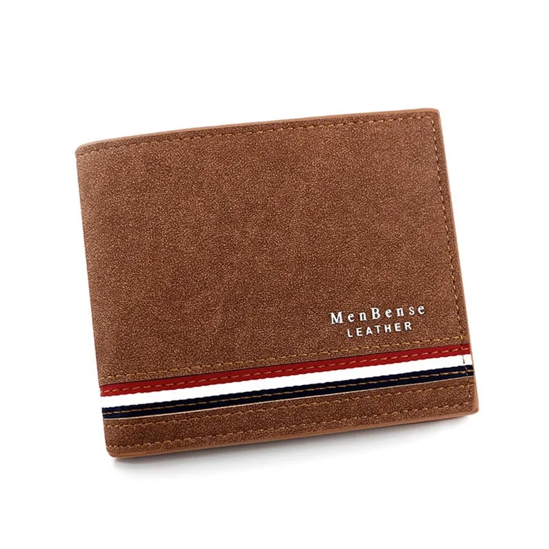 Fashion Leather Wallet Men Luxury Slim Coin Purse Business Foldable Wallet Man Card Holder Pocket Clutch Male Handbags Tote Bag