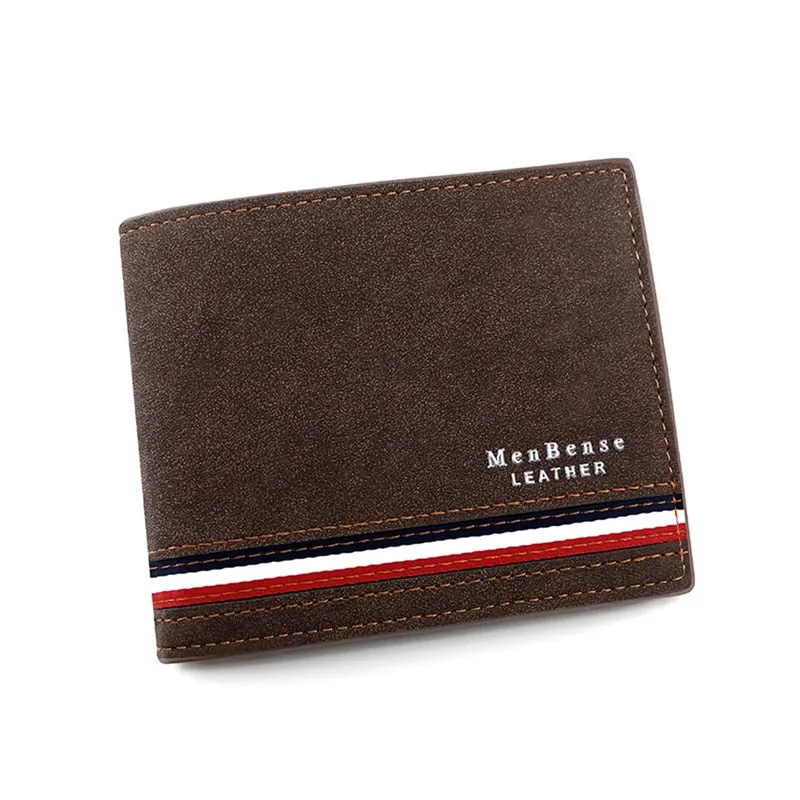 Fashion Leather Wallet Men Luxury Slim Coin Purse Business Foldable Wallet Man Card Holder Pocket Clutch Male Handbags Tote Bag
