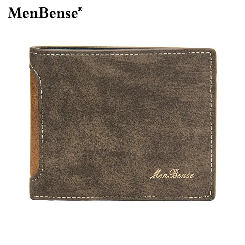 Fashion Leather Wallet Men Luxury Slim Coin Purse Business Foldable Wallet Man Card Holder Pocket Clutch Male Handbags Tote Bag