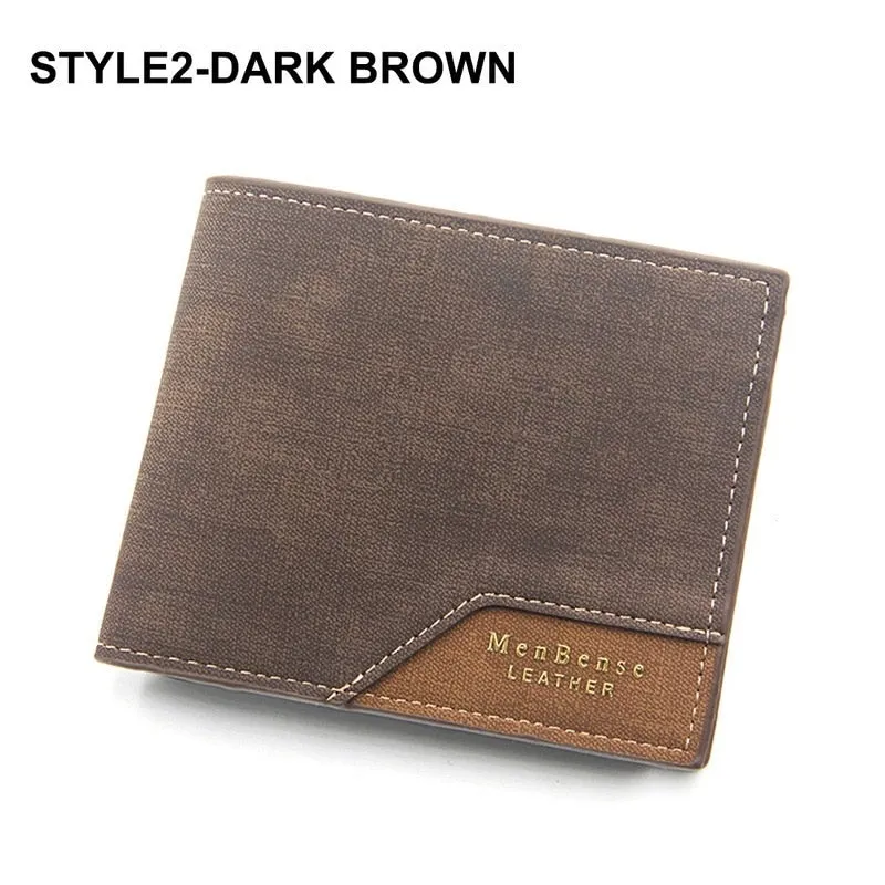 Fashion Leather Wallet Men Luxury Slim Coin Purse Business Foldable Wallet Man Card Holder Pocket Clutch Male Handbags Tote Bag