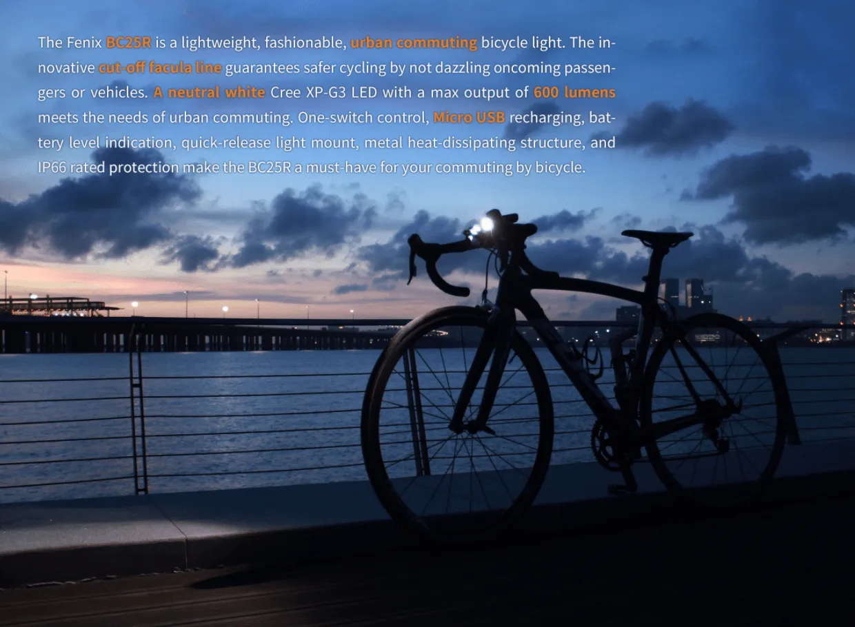 Fenix BC25R Bicycle Light