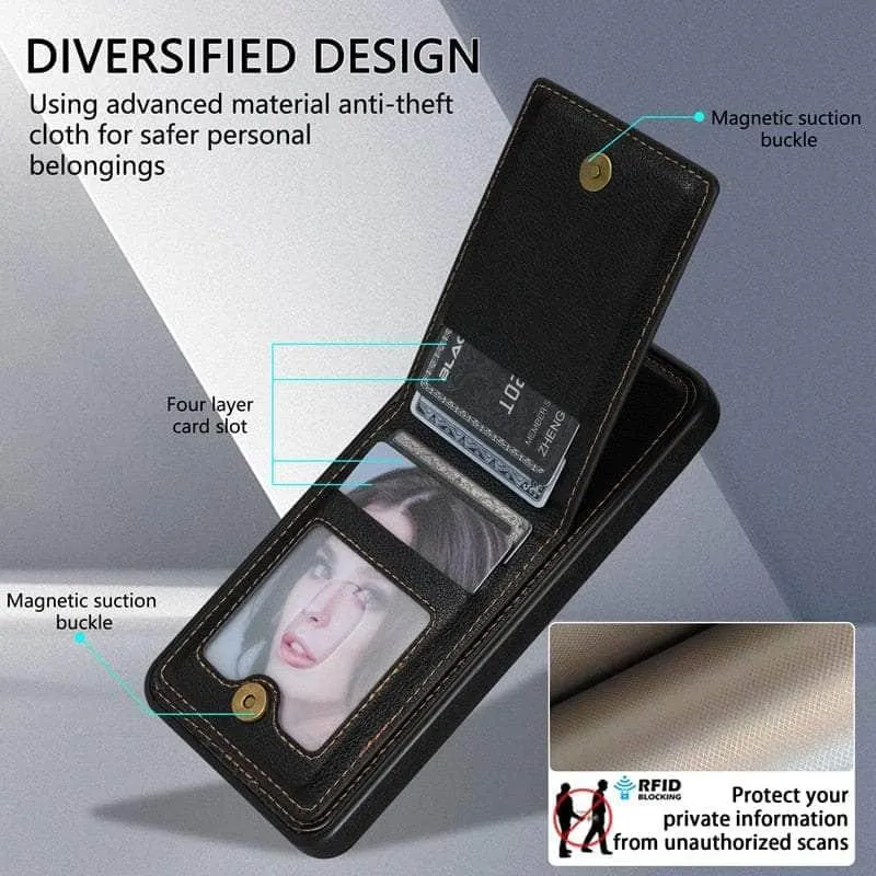 Galaxy S23 FE Wallet Leather Anti-theft Case