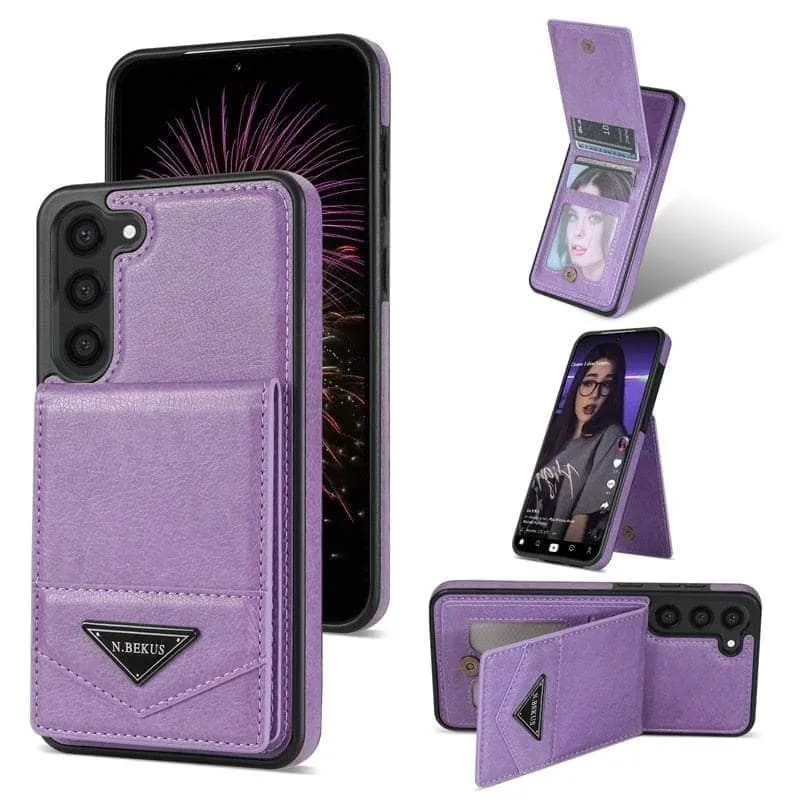 Galaxy S23 FE Wallet Leather Anti-theft Case