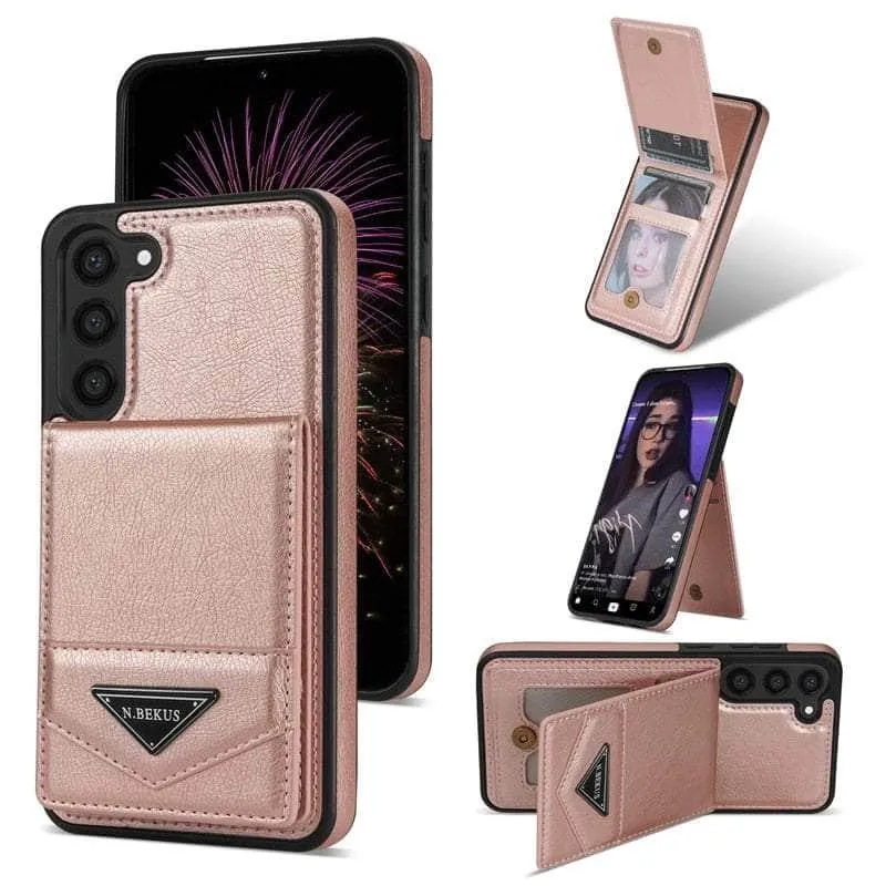 Galaxy S23 FE Wallet Leather Anti-theft Case