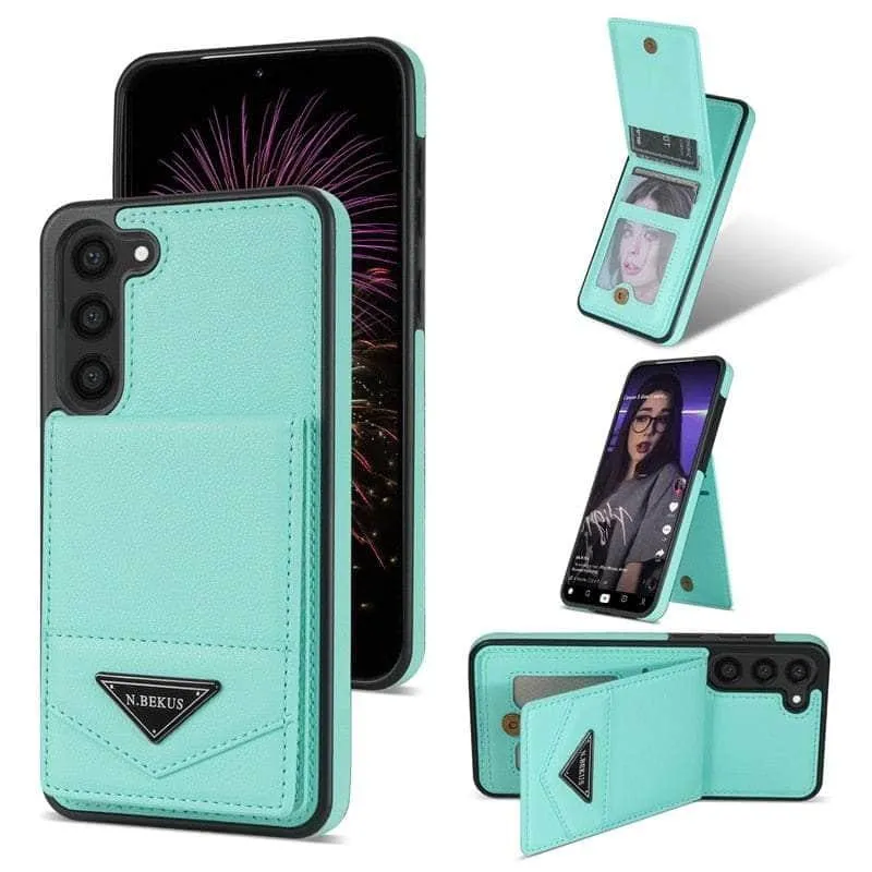 Galaxy S23 FE Wallet Leather Anti-theft Case