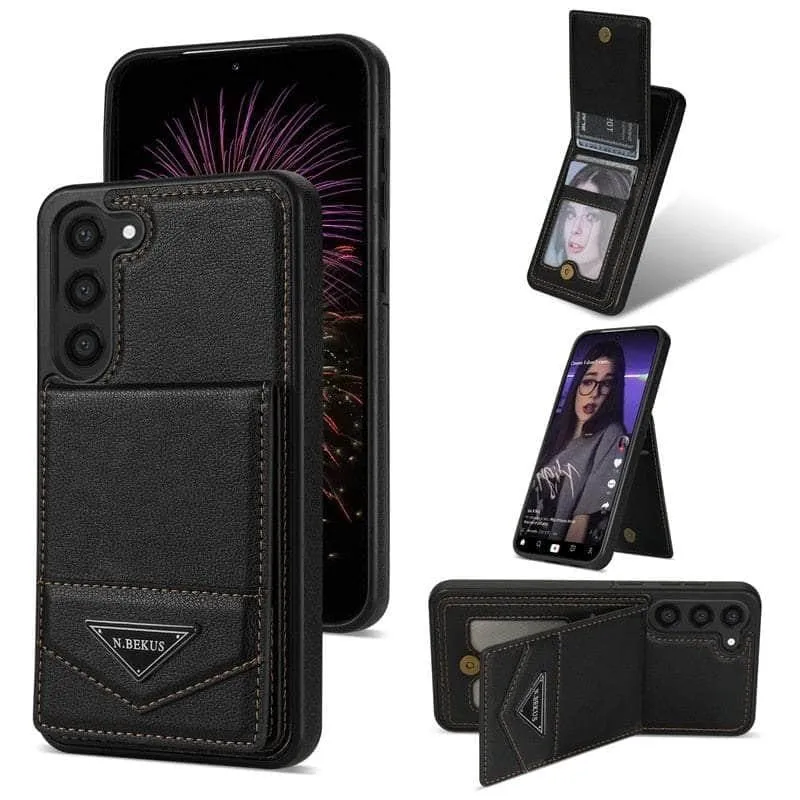 Galaxy S23 FE Wallet Leather Anti-theft Case