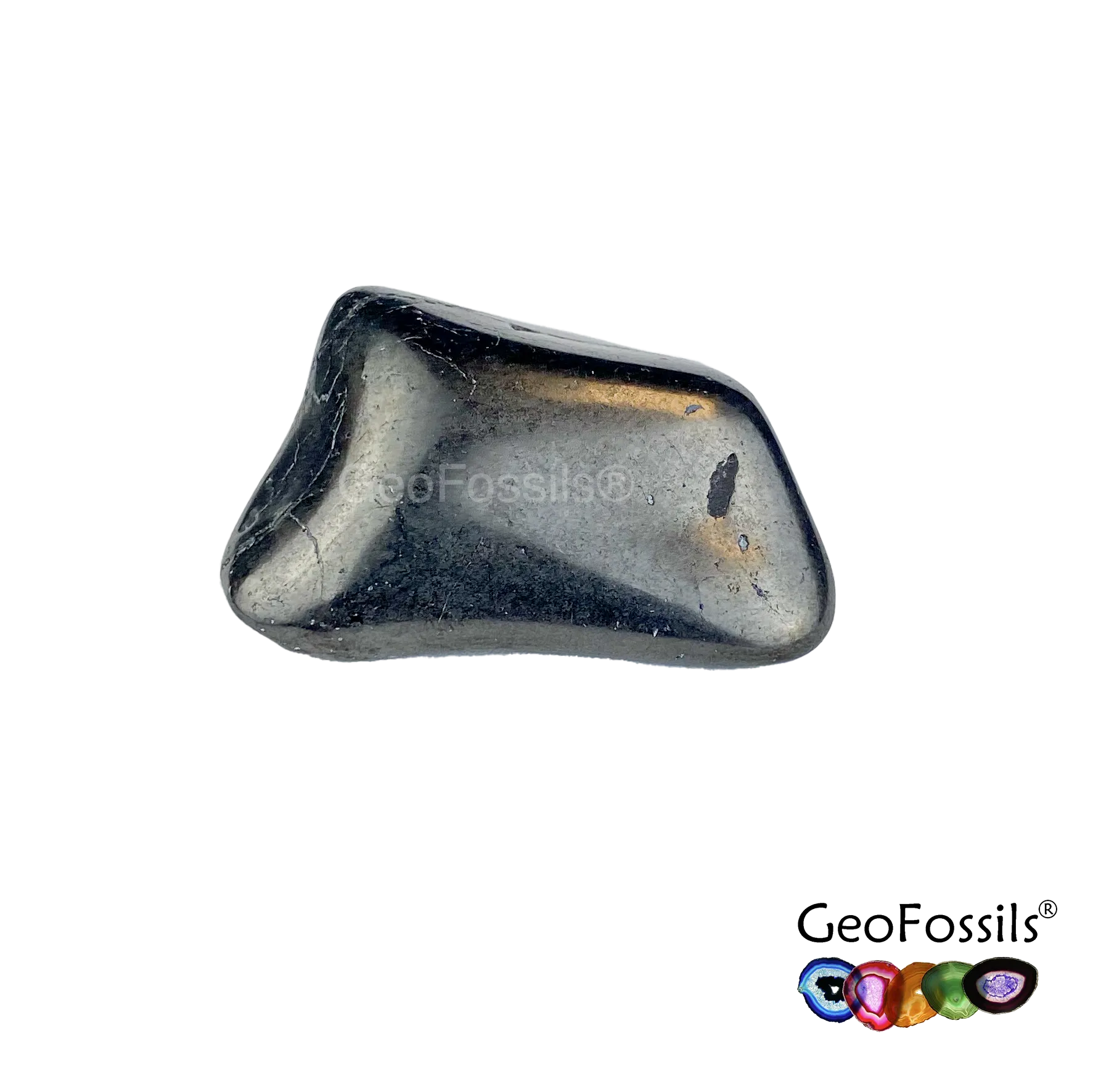 GeoFossils Shungite Tumblestone (20-25mm) Single