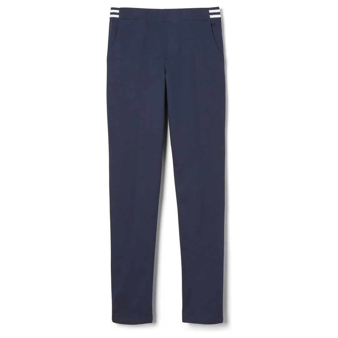 Girls Contrast Waist Pull On Pant