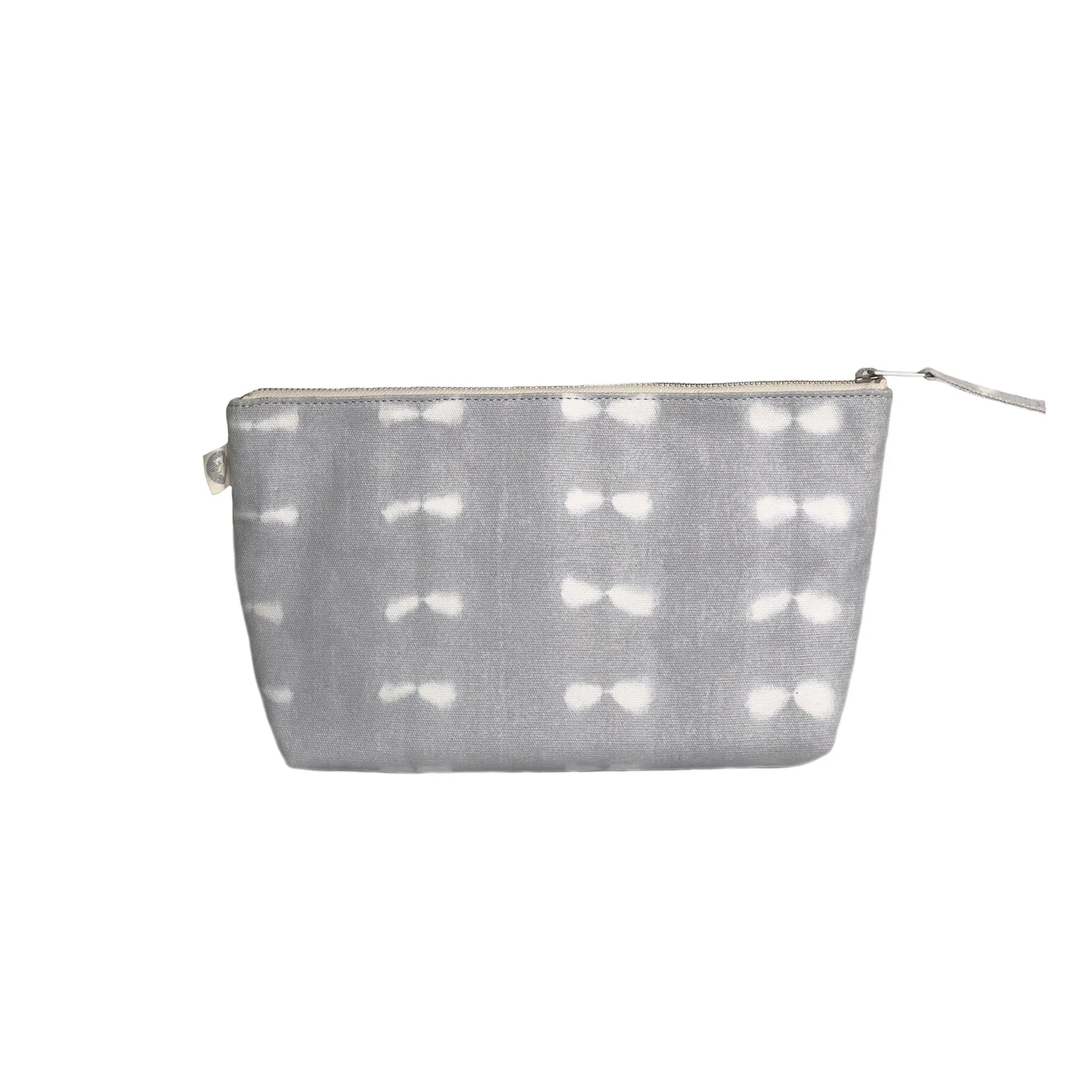 Grey Shibori  Tie Dye Beach Clutch