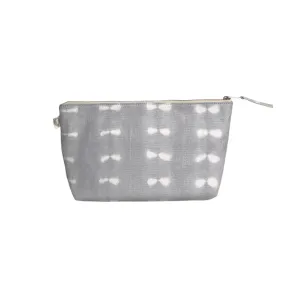Grey Shibori  Tie Dye Beach Clutch