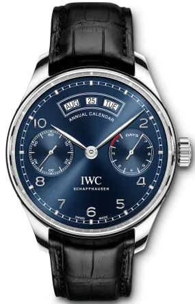IW Watch PORStugieser Annual Calendar